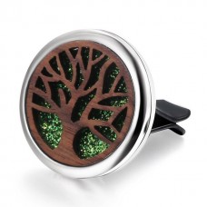 Car Diffuser - wood/ stainless steel - tree