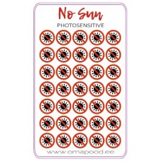 Sun sensitive oil sticker (sheet of 35 )