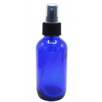 120 ML BLUE GLASS BOTTLE WITH MISTING SPRAY TOP