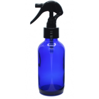 120 ML BLUE GLASS BOTTLE WITH TRIGGER SPRAY TOP