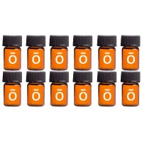 2 ml amber essential oil sample vials- 12 bottles in one package