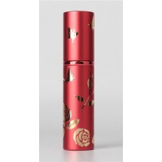 10ml mini Perfume Refillable Bottle- red with butterflies